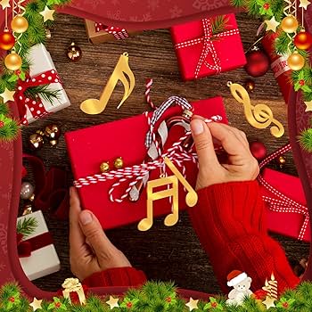 Amazon.co.jp: Vicenpal 30個パック クリスマストレブル音記号